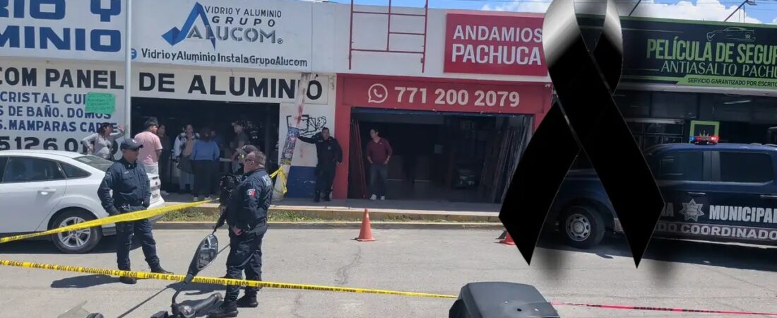 Un ataque armado ocurrido la tarde del martes 11 de agosto de 2026 en un negocio del bulevar Minero de Pachuca dejó como saldo un hombre muerto y dos personas detenidas
